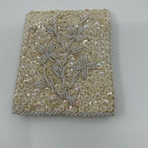 Beaded Sequin & beaded wallet